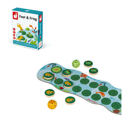 Juego de Recorrido Fast & Frog - Janod