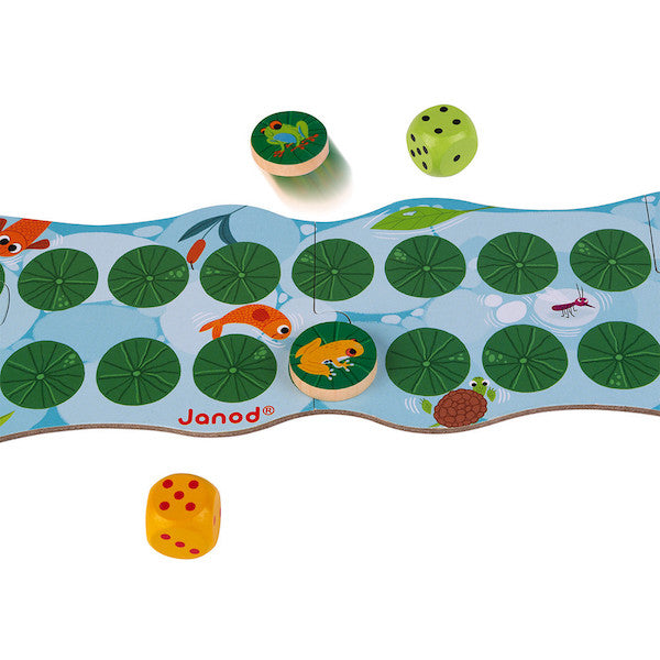 Juego de Recorrido Fast & Frog - Janod