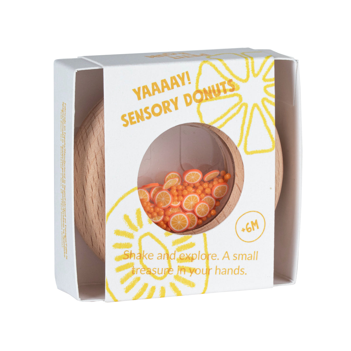 Juguete Sensorial Sensory Donuts Oranges – Petit Boum
