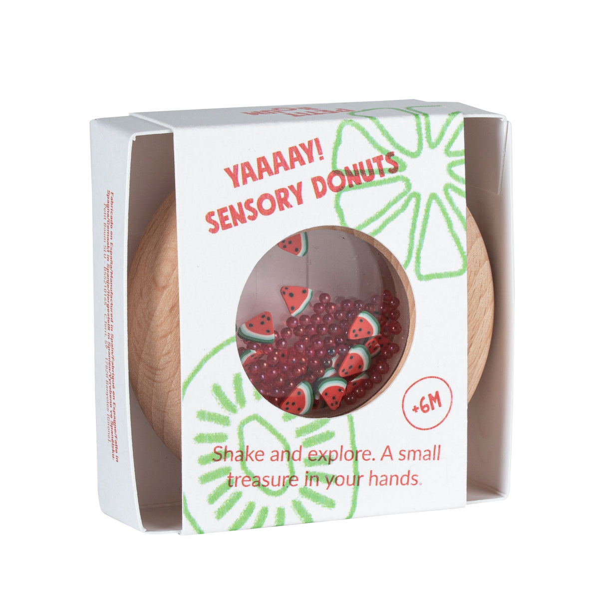 Juguete Sensorial Sensory Donuts Watermelon – Petit Boum