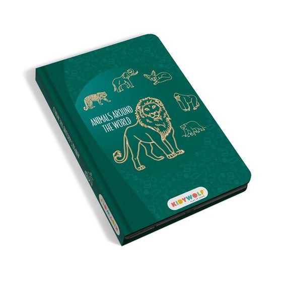 Kidydraw Mini Pizarra Animales del Mundo - Kidywolf