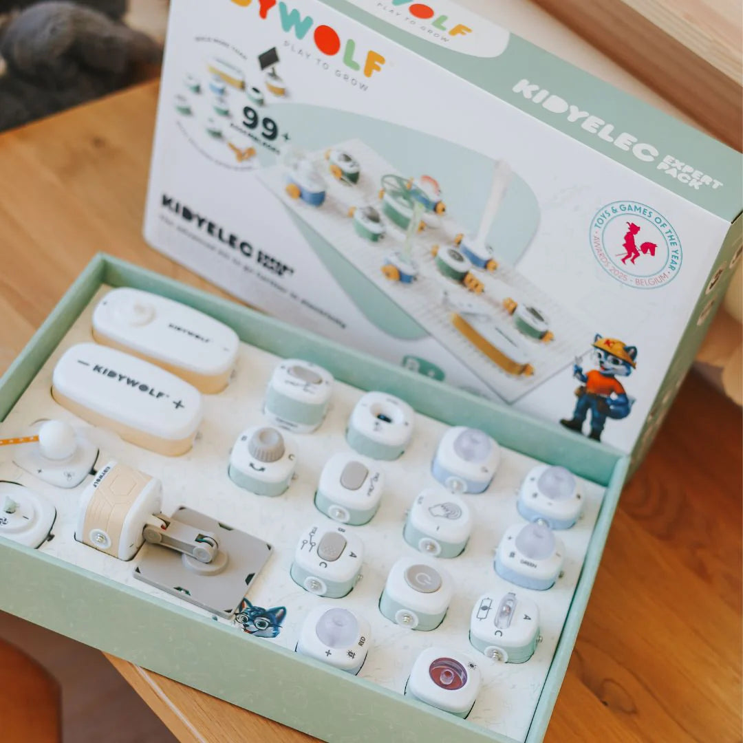 Kidyelec Mi Primer Kit Eléctrico Avanzado 18 piezas - Kidywolf
