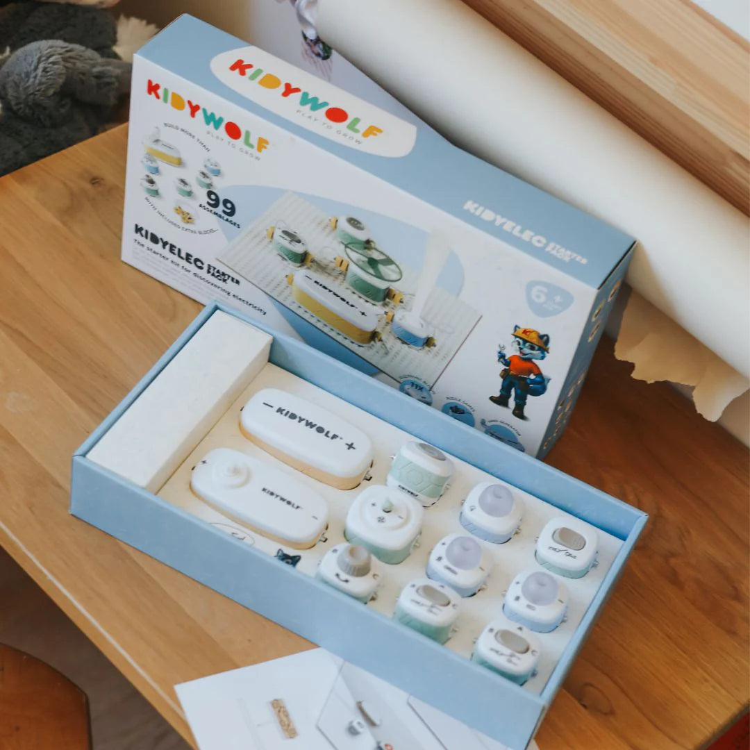 Kidyelec Mi Primer Kit Eléctrico Iniciación 11 piezas - Kidywolf