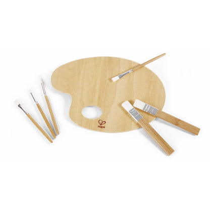 Kit Artístico de Pinceles y Paleta - Hape