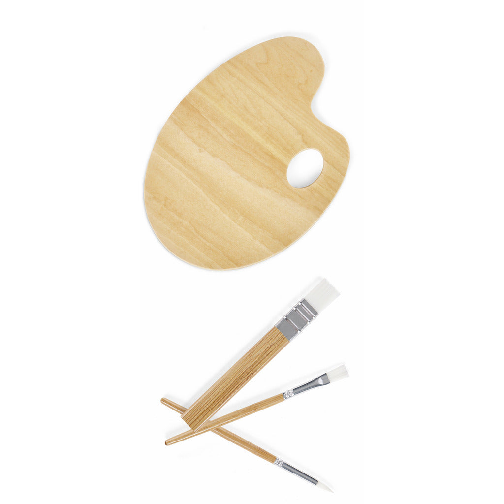 Kit Artístico de Pinceles y Paleta - Hape