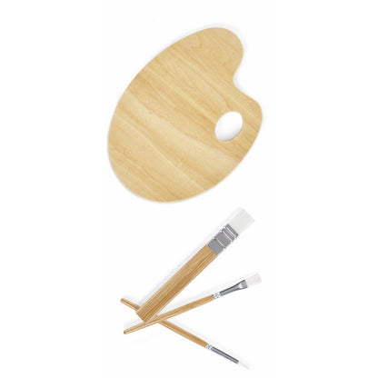 Kit Artístico de Pinceles y Paleta - Hape