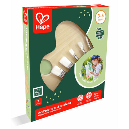 Kit Artístico de Pinceles y Paleta - Hape