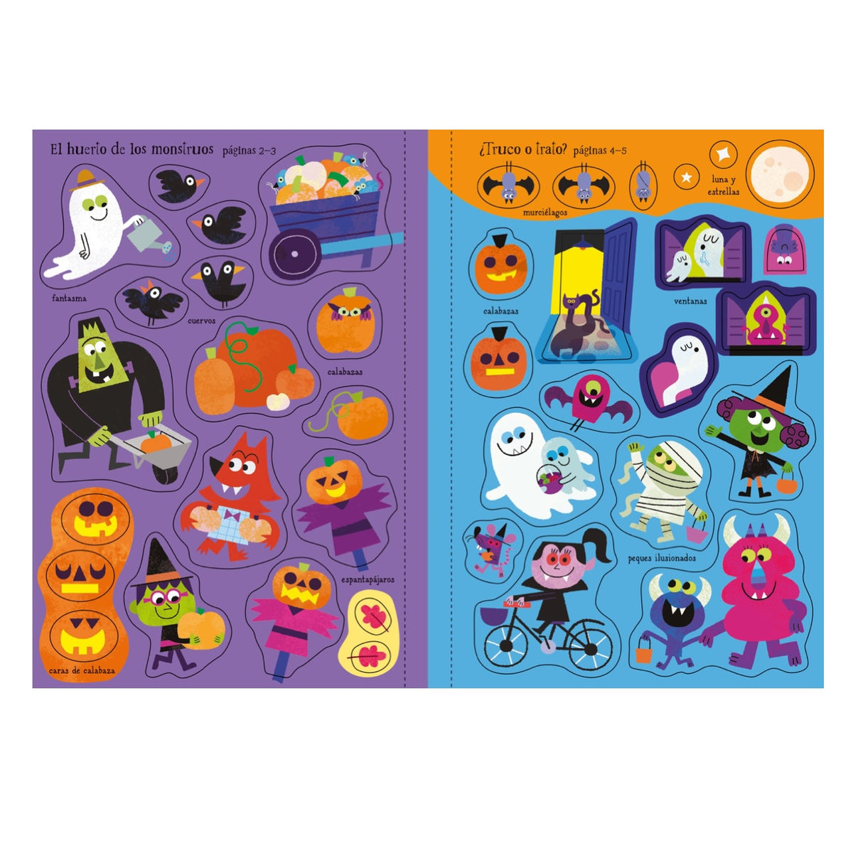 La noche de Halloween pegatinas - Usborne