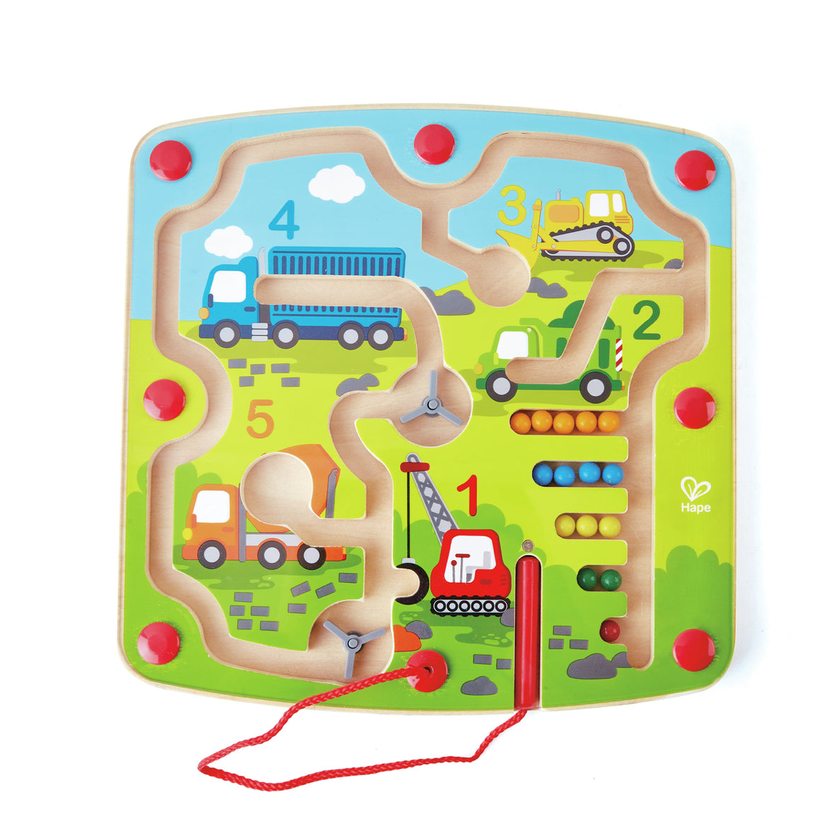Laberinto de Construcción y Números - Hape