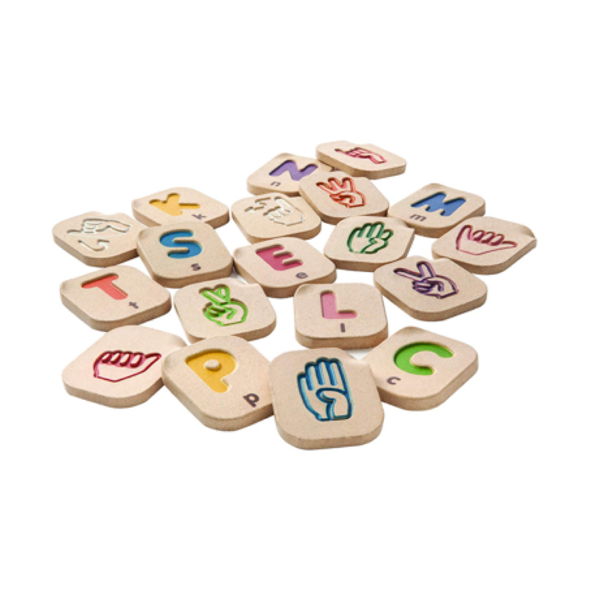 Alfabeto Lengua de Signos Inglés ASL - Plantoys