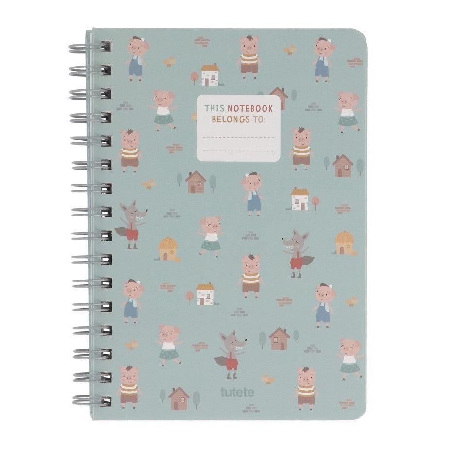 Libreta Escolar Los Tres Cerditos - Tutete
