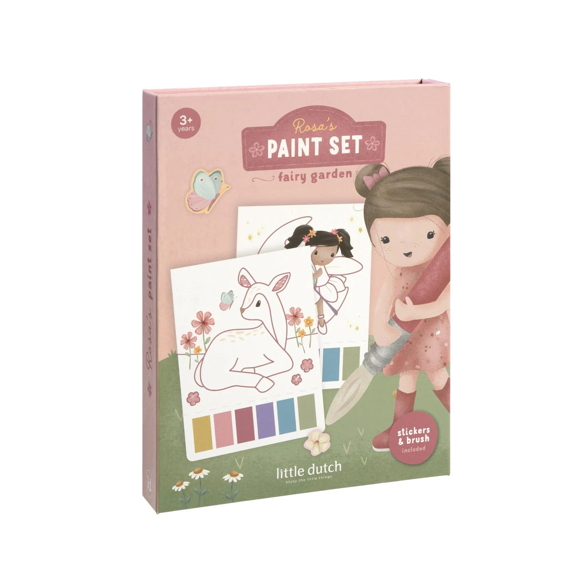 Libro Acuarelas al Agua Fairy Garden - Little Dutch