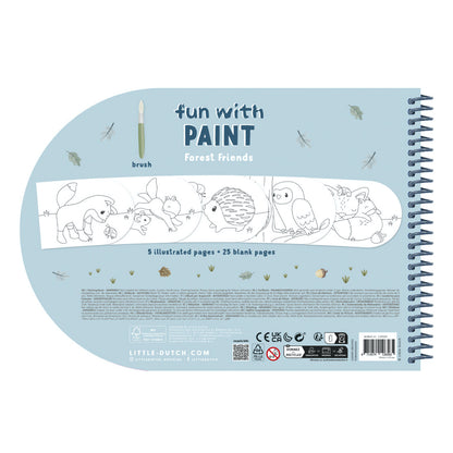 Libro Acuarelas Forest Friends - Little Dutch