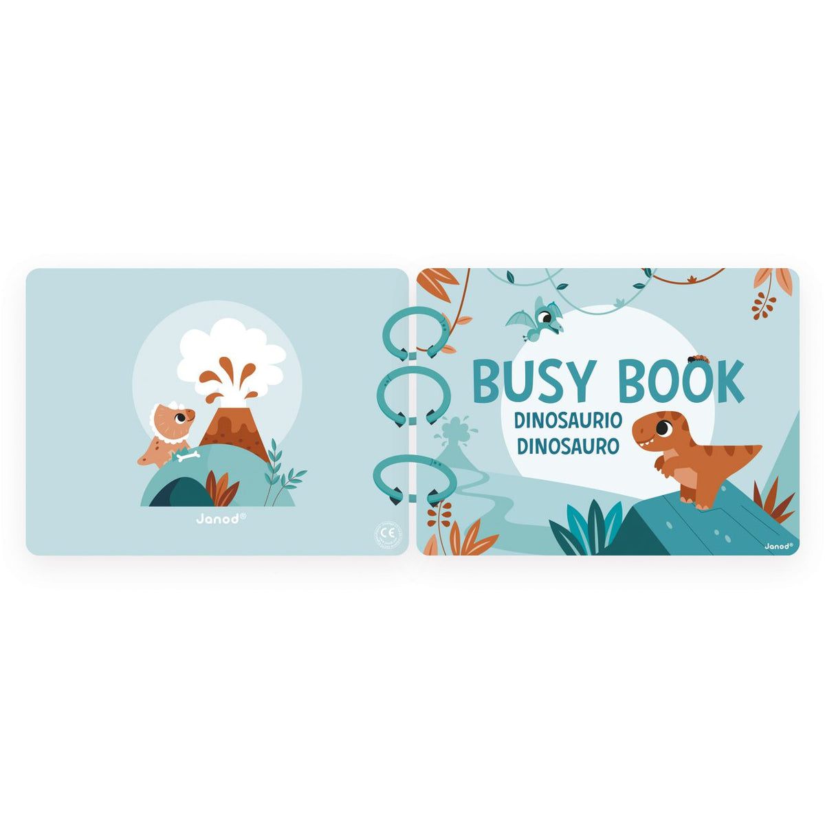 Libro de Actividades Busy Book Dino - Janod