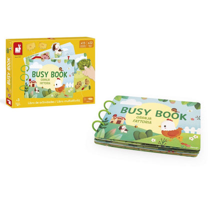Libro de Actividades Busy Book Granja - Janod