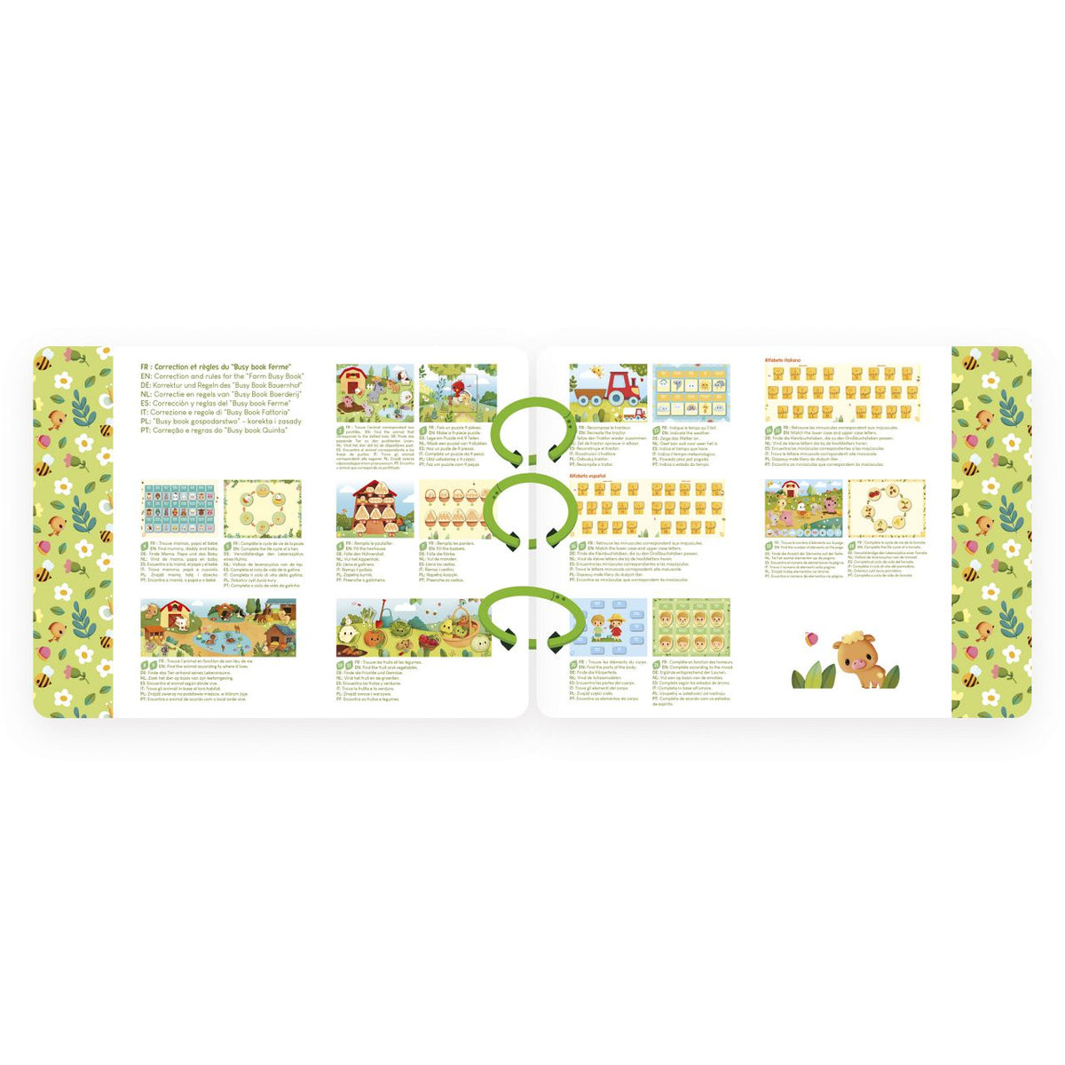 Libro de Actividades Busy Book Granja - Janod