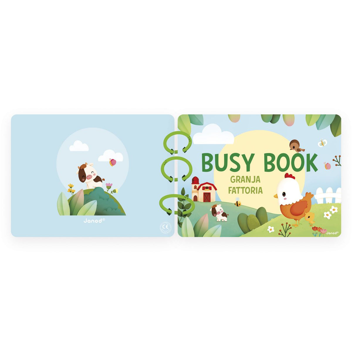 Libro de Actividades Busy Book Granja - Janod