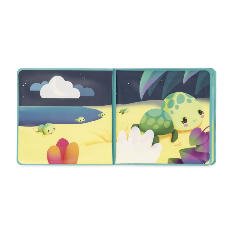 Libro de Baño Mágico Tortugas - Janod