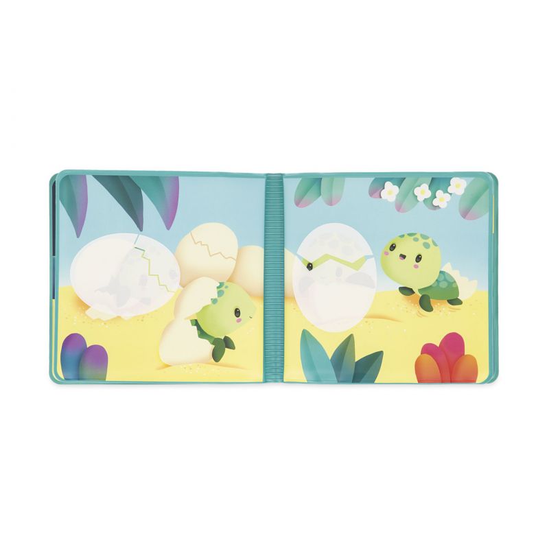 Libro de Baño Mágico Tortugas - Janod