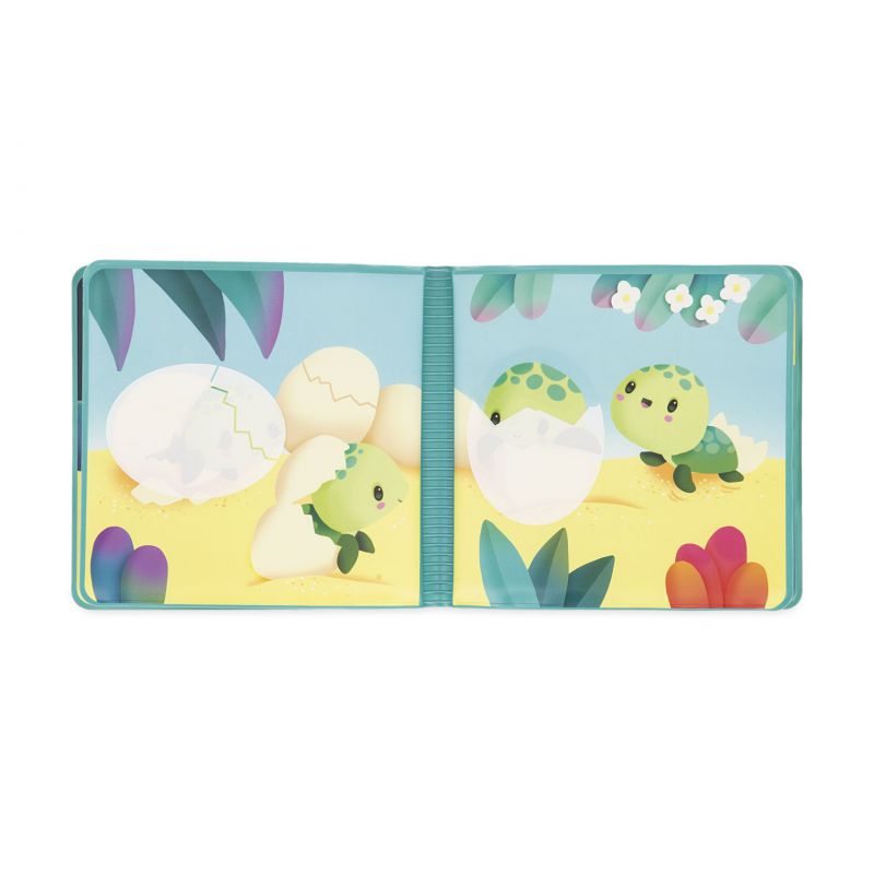 Libro de Baño Mágico Tortugas - Janod
