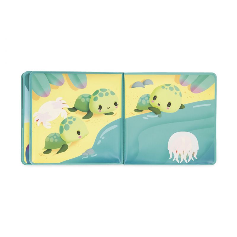 Libro de Baño Mágico Tortugas - Janod