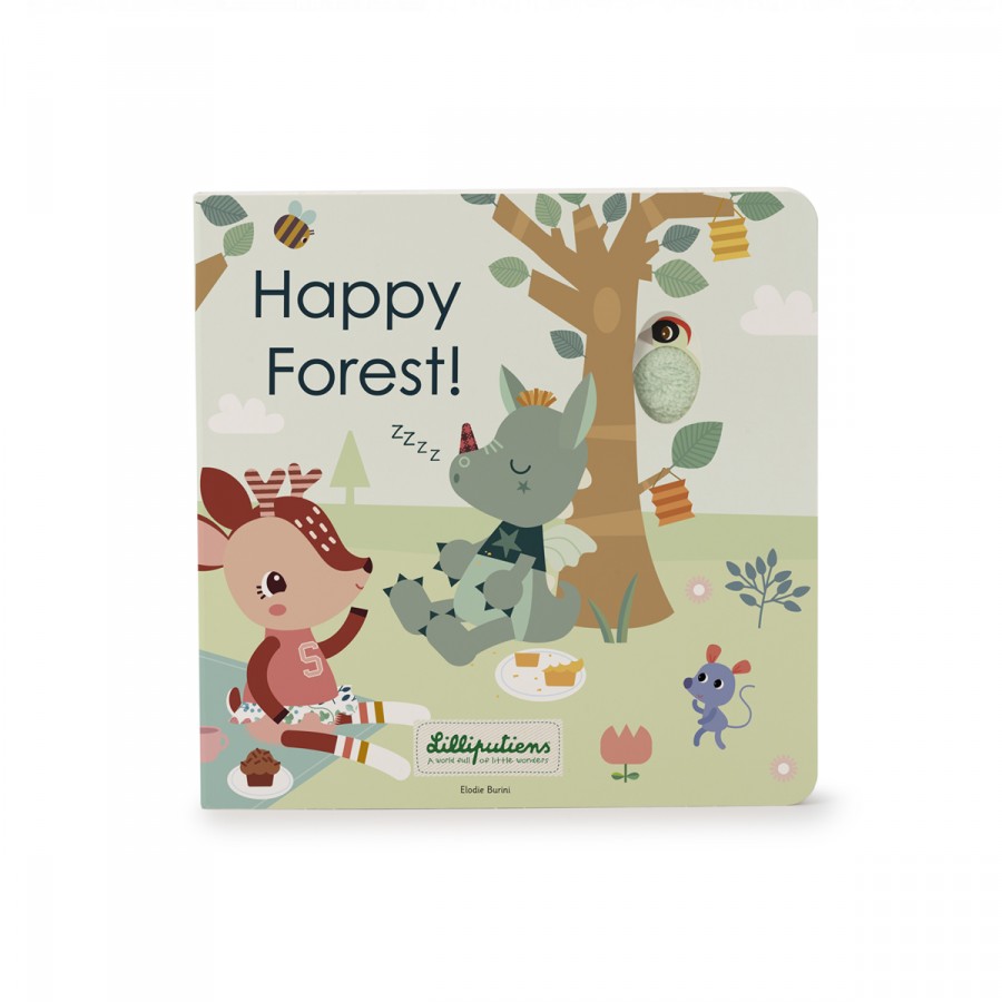 Libro de Sonidos y Texturas Happy Forest - Lilliputiens