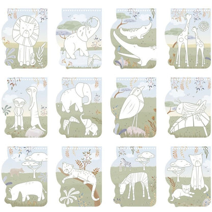 Libro para Colorear León Safari Friends - Little Dutch