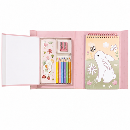Libro para Colorear Rosa Fairy Garden - Little Dutch