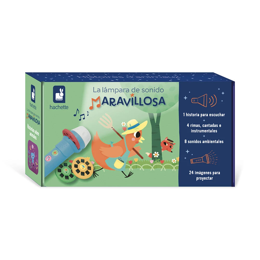 Linterna con Sonido Animales - Janod