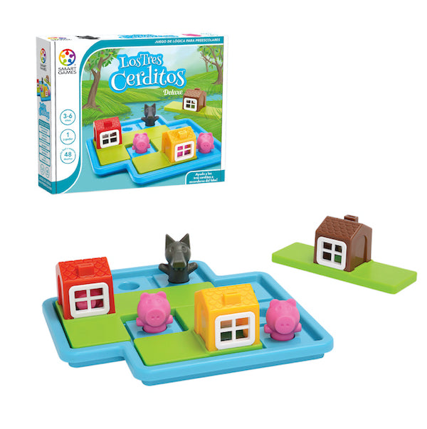 juego infantil tres cerditos deluxe smart games