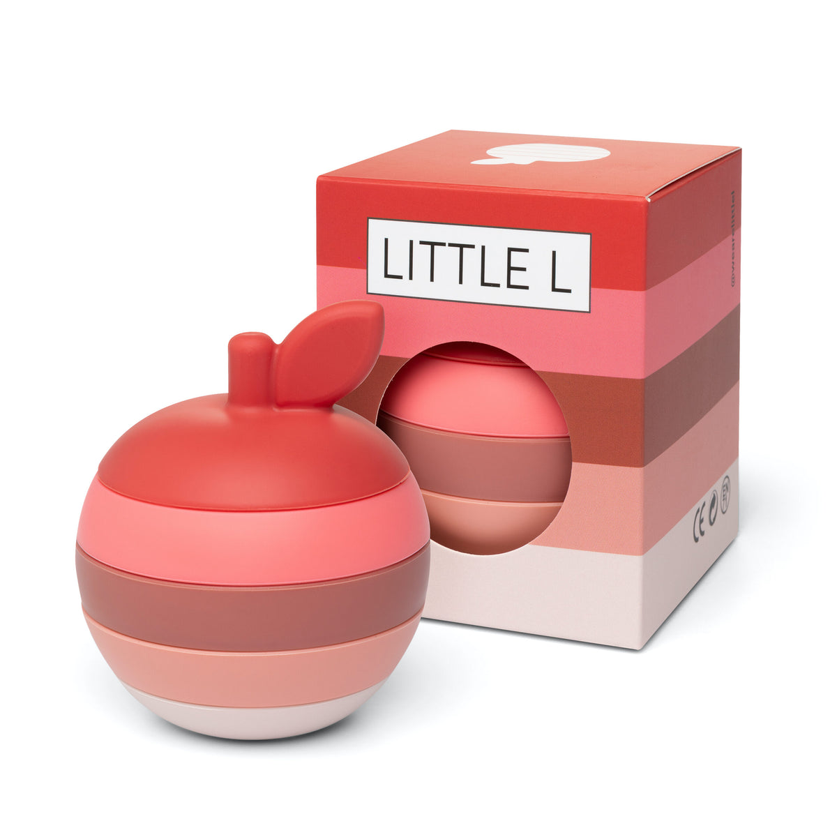 Manzana Encajable Silicona Rosa - Little L