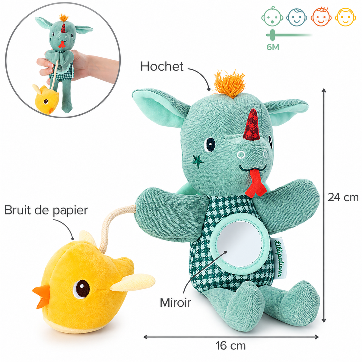 Marioneta de Actividades Joe - Lilliputiens