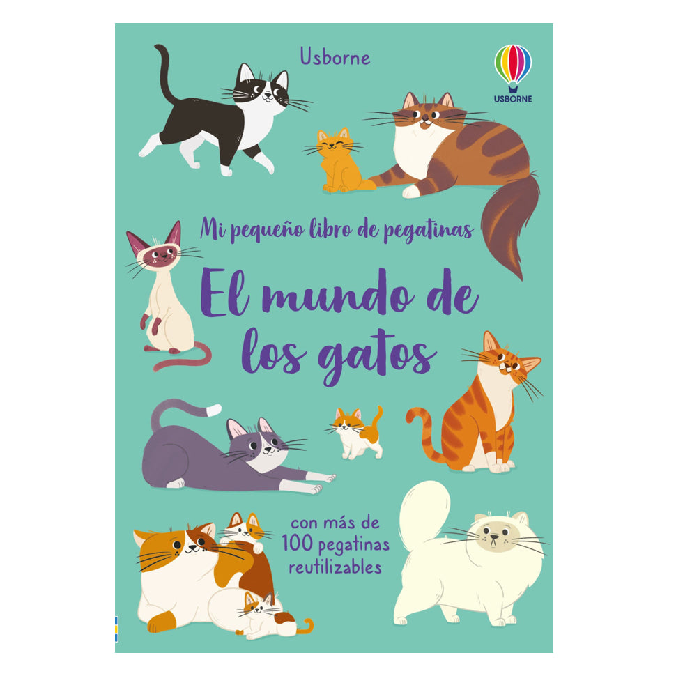 Mi Pequeño Libro de Pegatinas El mundo de los Gatos - Usborne
