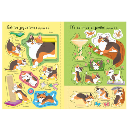 Mi Pequeño Libro de Pegatinas El mundo de los Gatos - Usborne