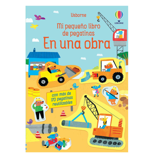 Mi Pequeño Libro de Pegatinas En una Obra - Usborne