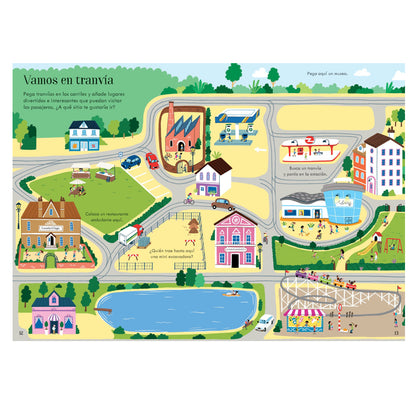 Mi Pequeño Libro de Pegatinas Transportes - Usborne