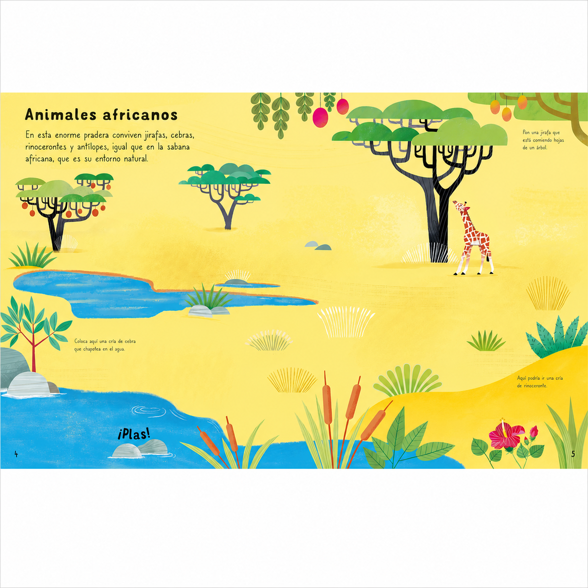 Mi Pequeño Libro de Pegatinas Vamos de safari - Usborne