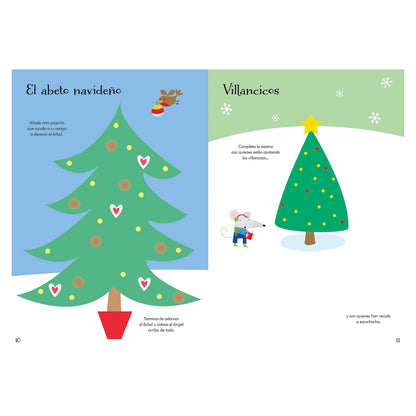 Mi Pequeño Libro de Pegatinas Navidad - Usborne