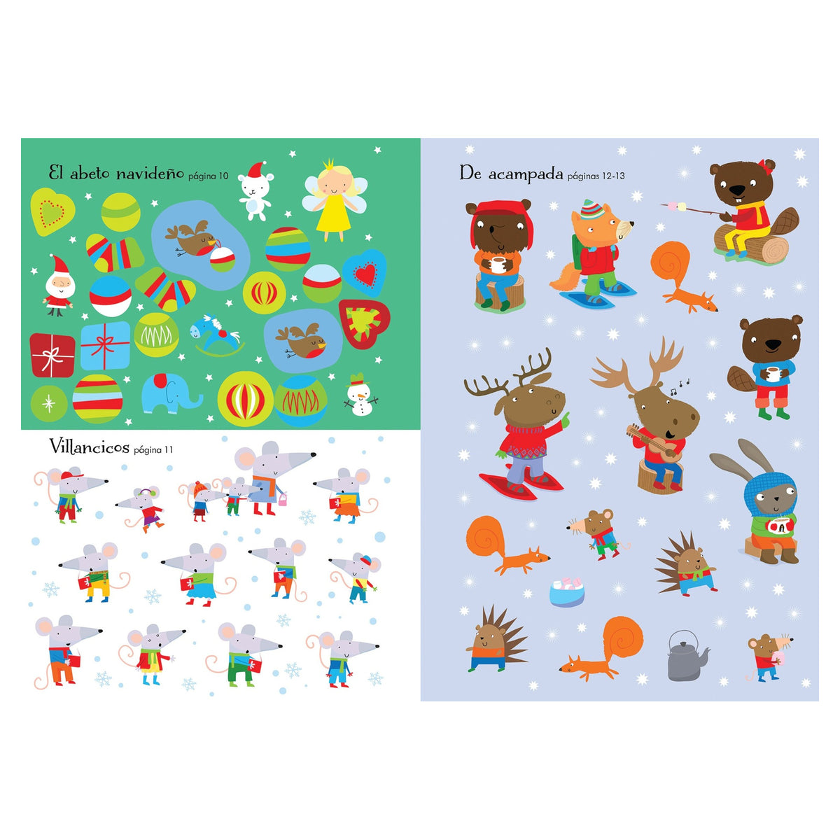 Mi Pequeño Libro de Pegatinas Navidad - Usborne
