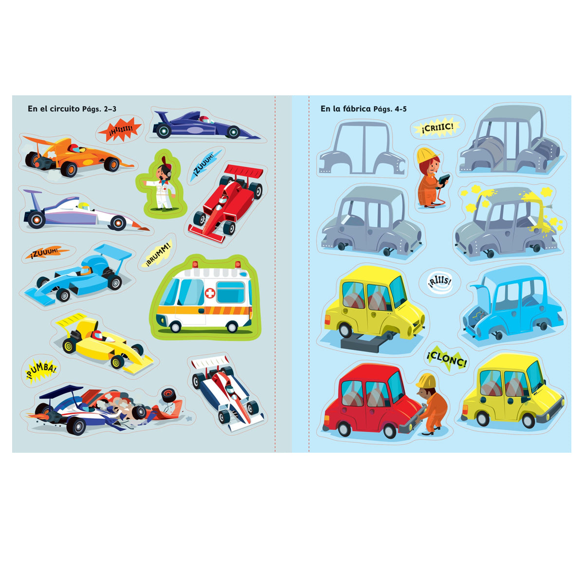 Mi Primer Libro de Pegatinas Coches - Usborne