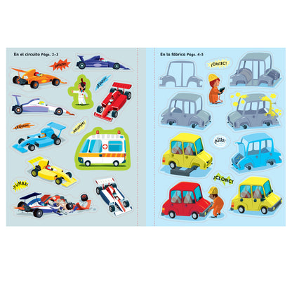 Mi Primer Libro de Pegatinas Coches - Usborne