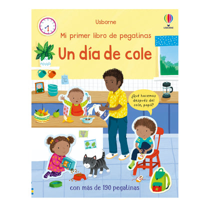 Mi Primer Libro de Pegatinas Un día de Cole - Usborne