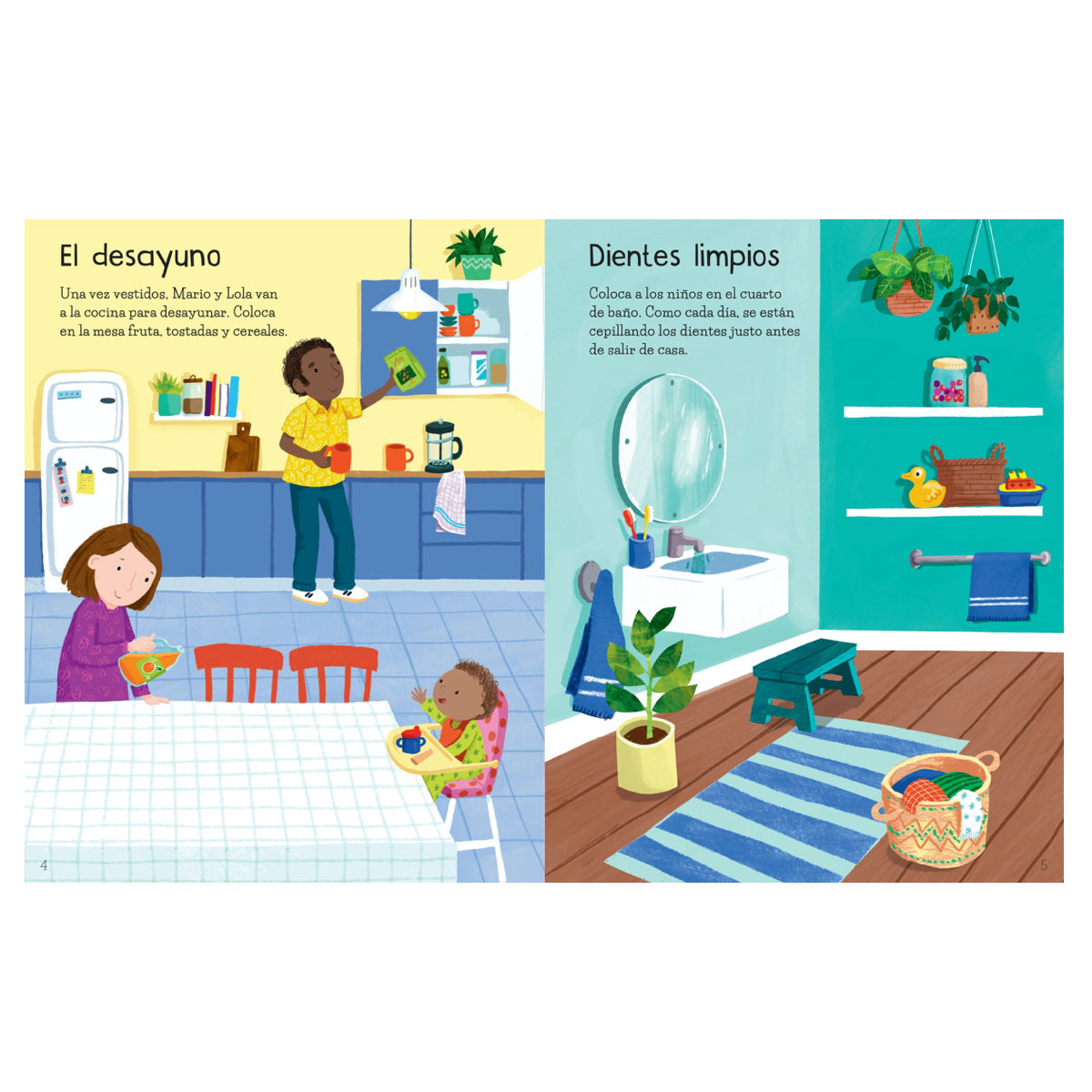 Mi Primer Libro de Pegatinas Un día de Cole - Usborne