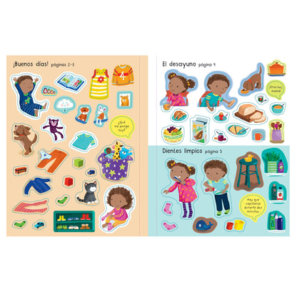 Mi Primer Libro de Pegatinas Un día de Cole - Usborne