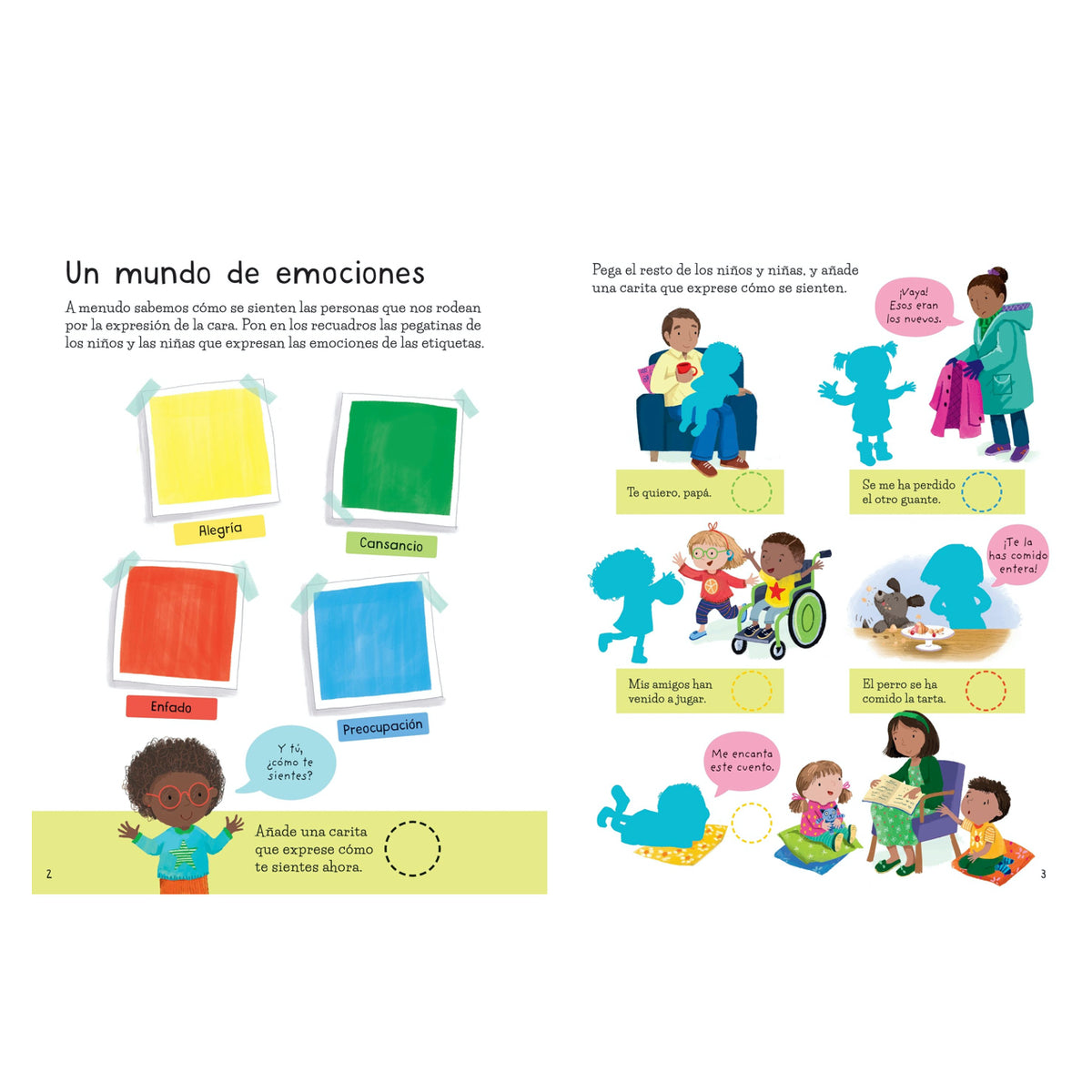 Mi Primer Libro de Pegatinas Las emociones - Usborne