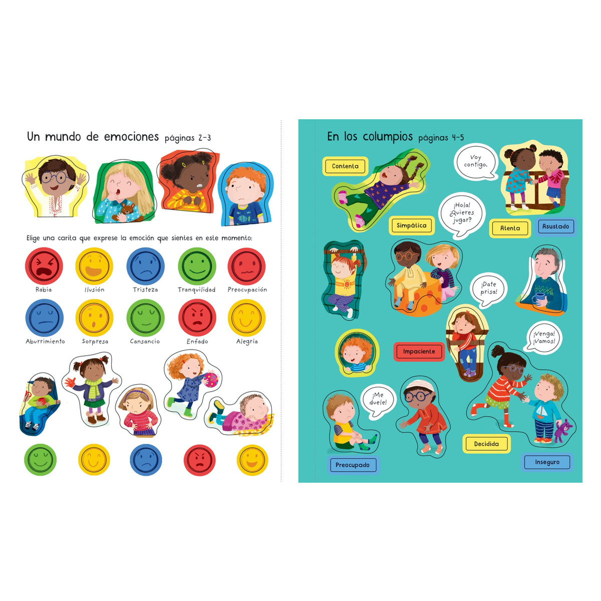 Mi Primer Libro de Pegatinas Las emociones - Usborne