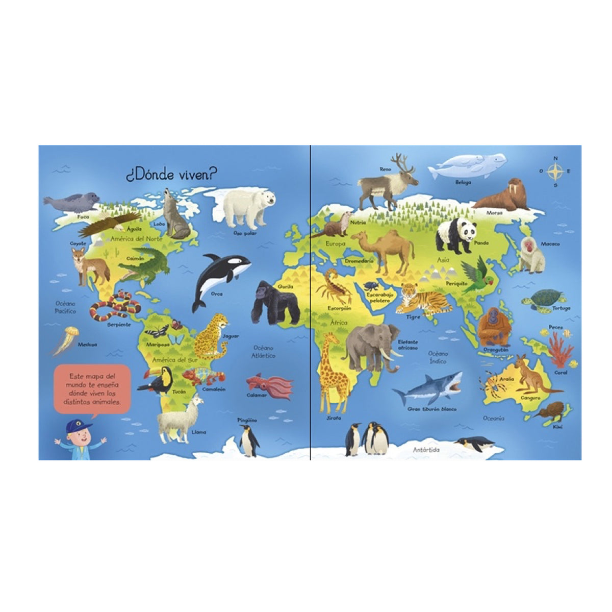 Mi primer libro sobre Los Animales - Usborne