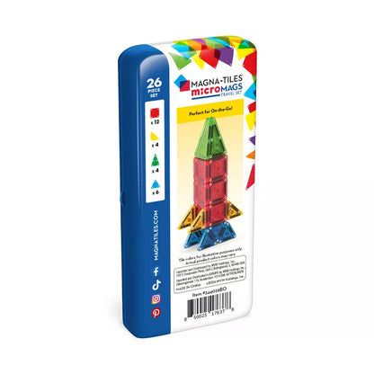MicroMags Travel Set 26 Piezas - Magna Tiles