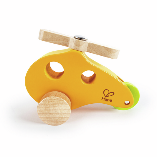 Mini Helicóptero de Madera - Hape