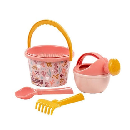 Mini Set Juguetes de Playa Oceans Dreams Rosa de Little Dutch